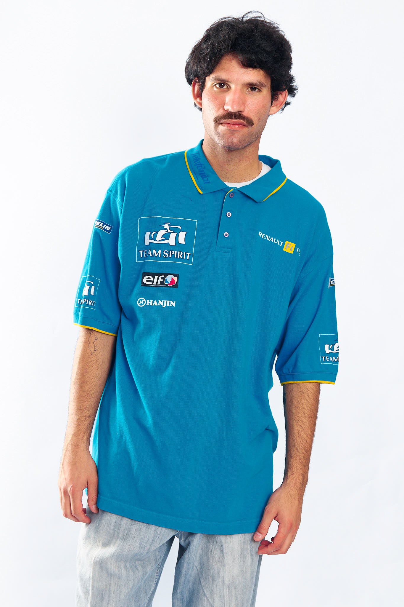 Vintage F1 Renault Team Polo Shirt (XL/XXL)