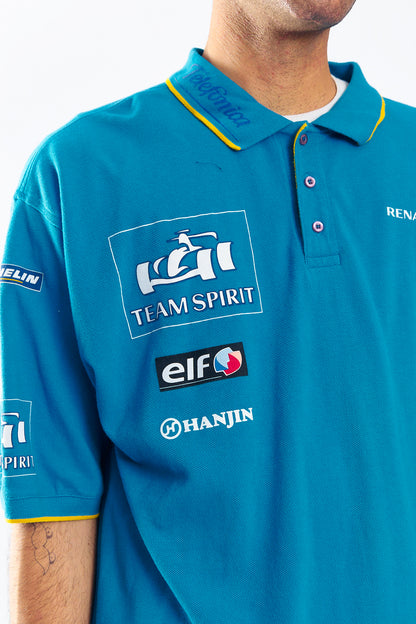 Vintage F1 Renault Team Polo Shirt (XL/XXL)