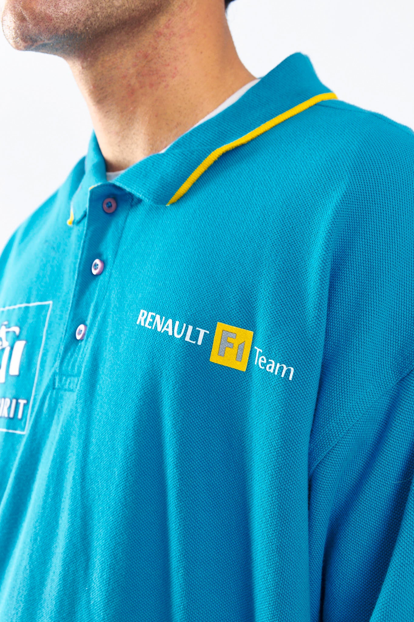 Vintage F1 Renault Team Polo Shirt (XL/XXL)