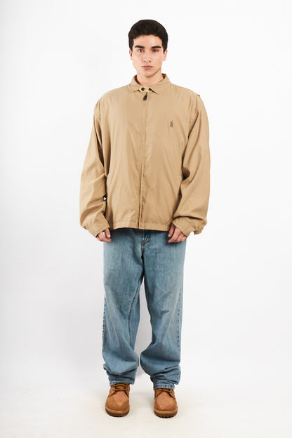 1990 Vintage Nautica Impermeable Bi-Swing Khakhi Harrington (L/XL)