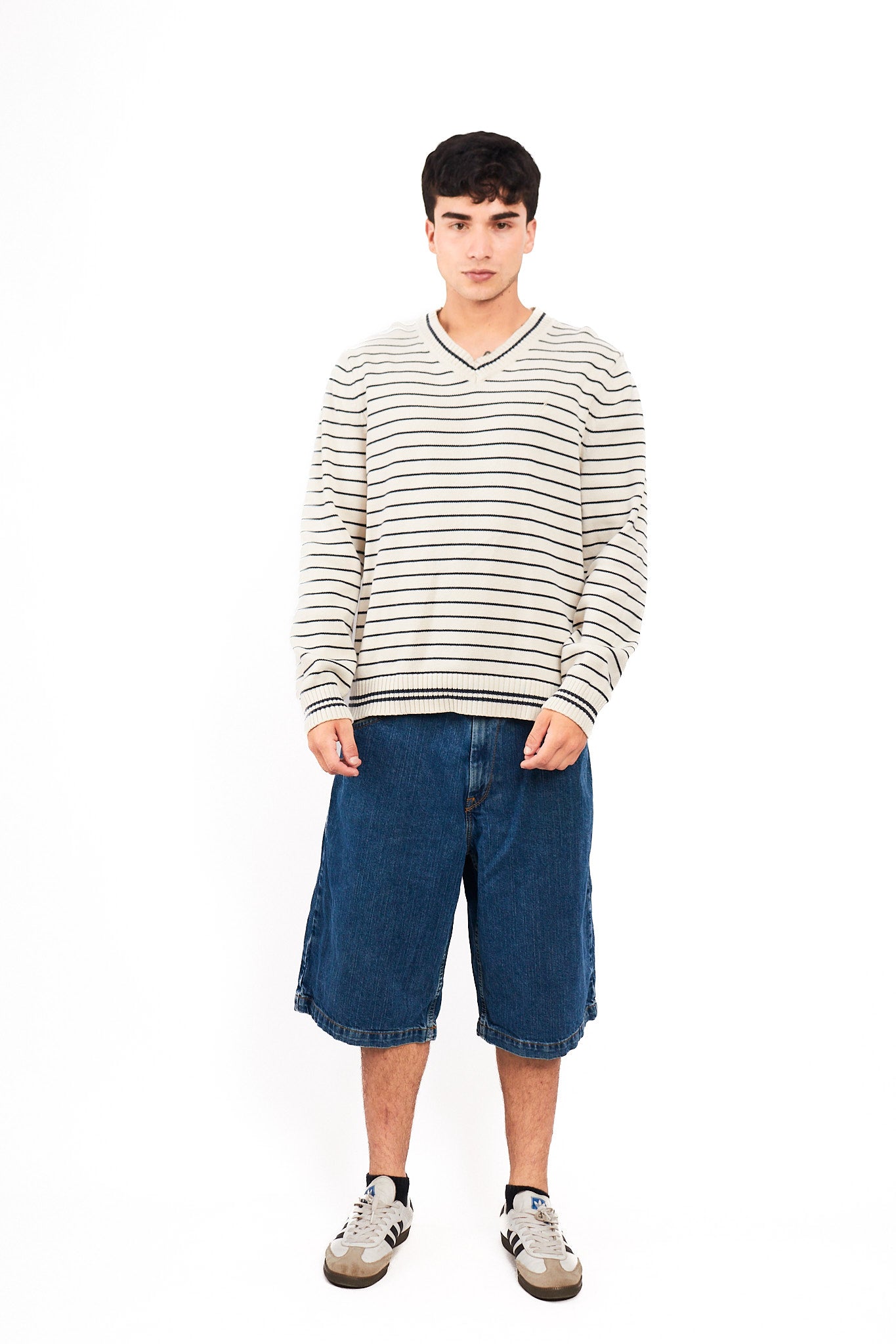 2000 Nautica Striped Sweater (L/XL)