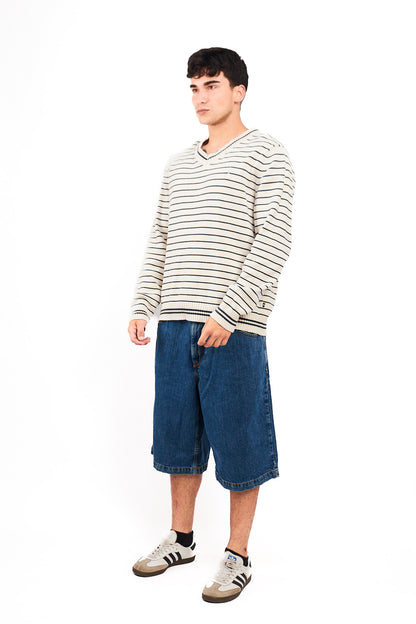 2000 Nautica Striped Sweater (L/XL)