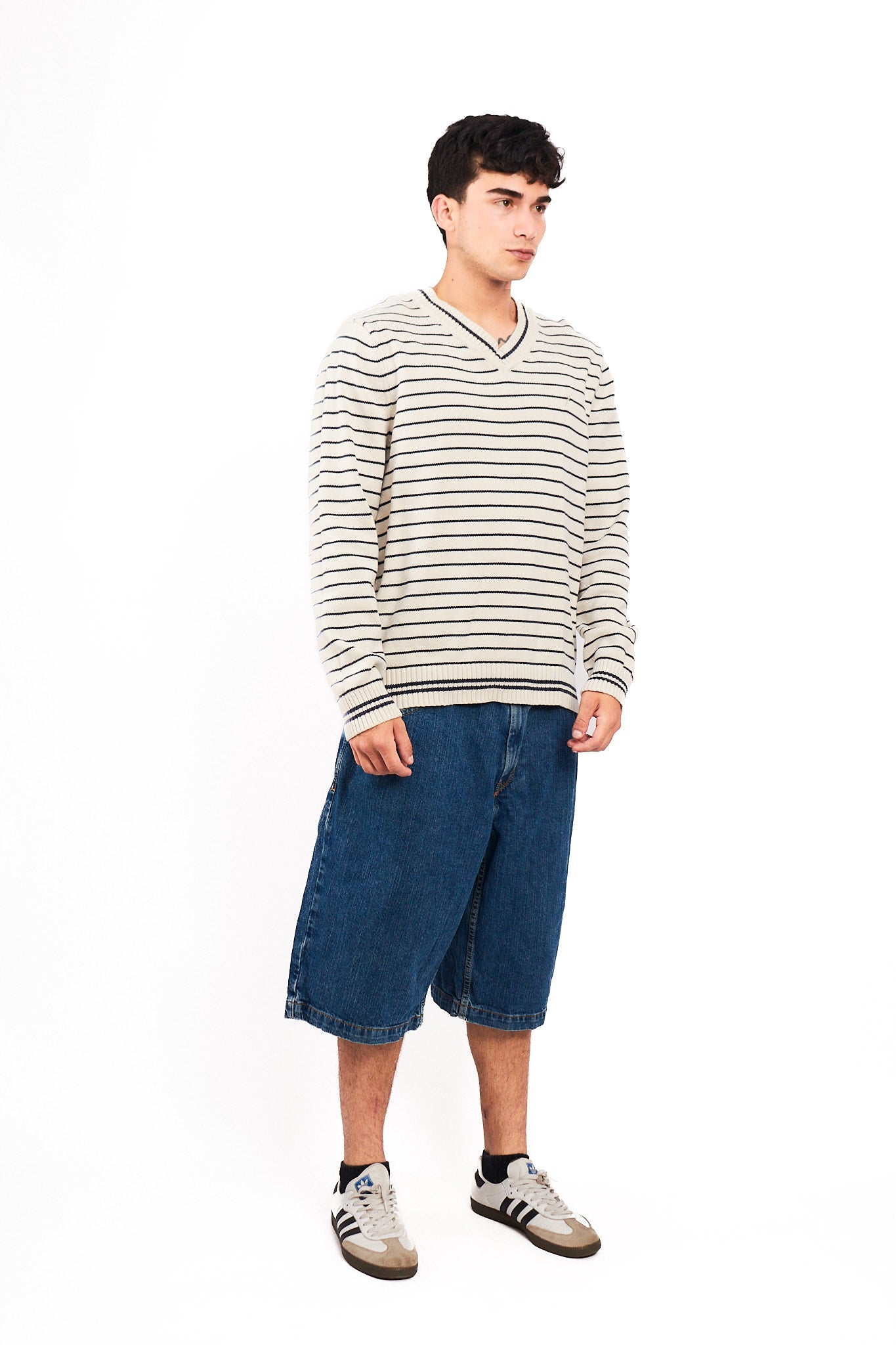 2000 Nautica Striped Sweater (L/XL)