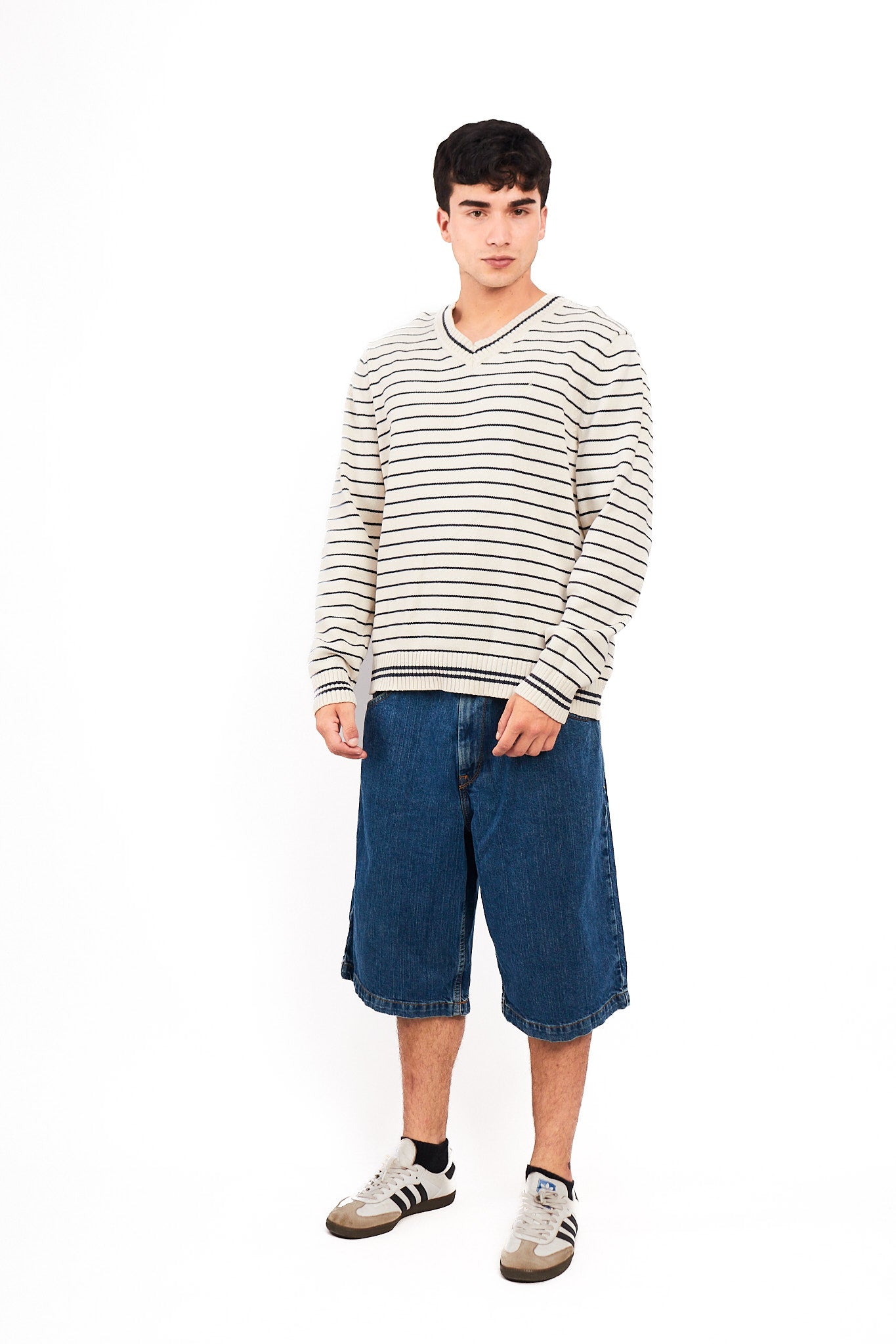 2000 Nautica Striped Sweater (L/XL)