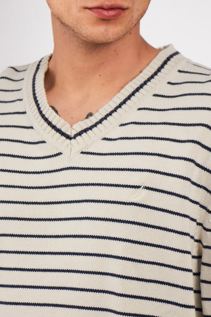 2000 Nautica Striped Sweater (L/XL)