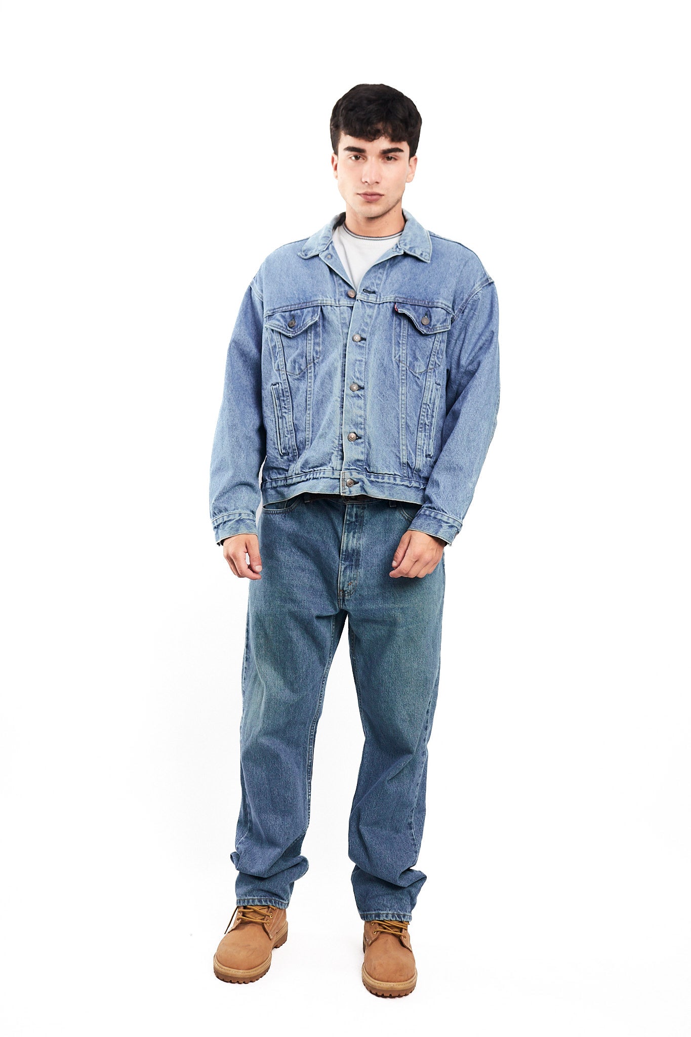 Vintage Levi's Light Blue Trucker Jacket (M/L)