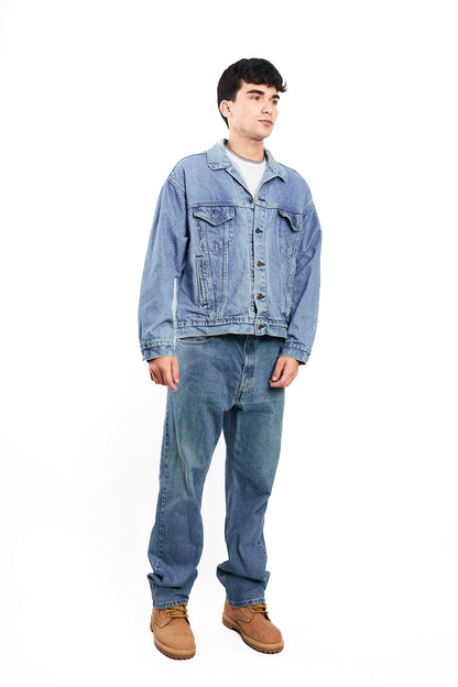 Vintage Levi's Light Blue Trucker Jacket (M/L)