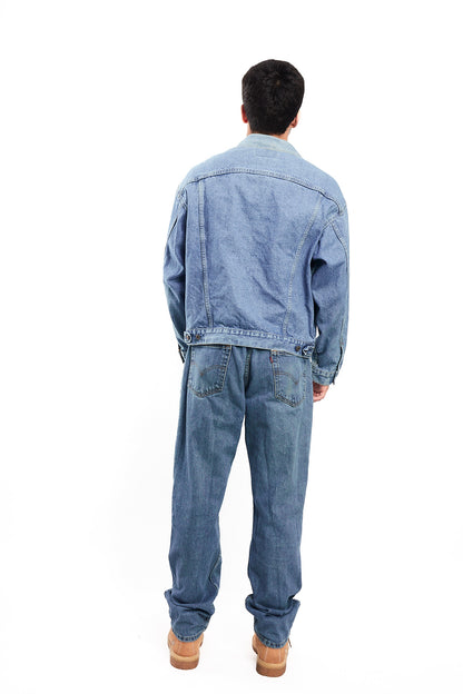 Vintage Levi's Light Blue Trucker Jacket (M/L)