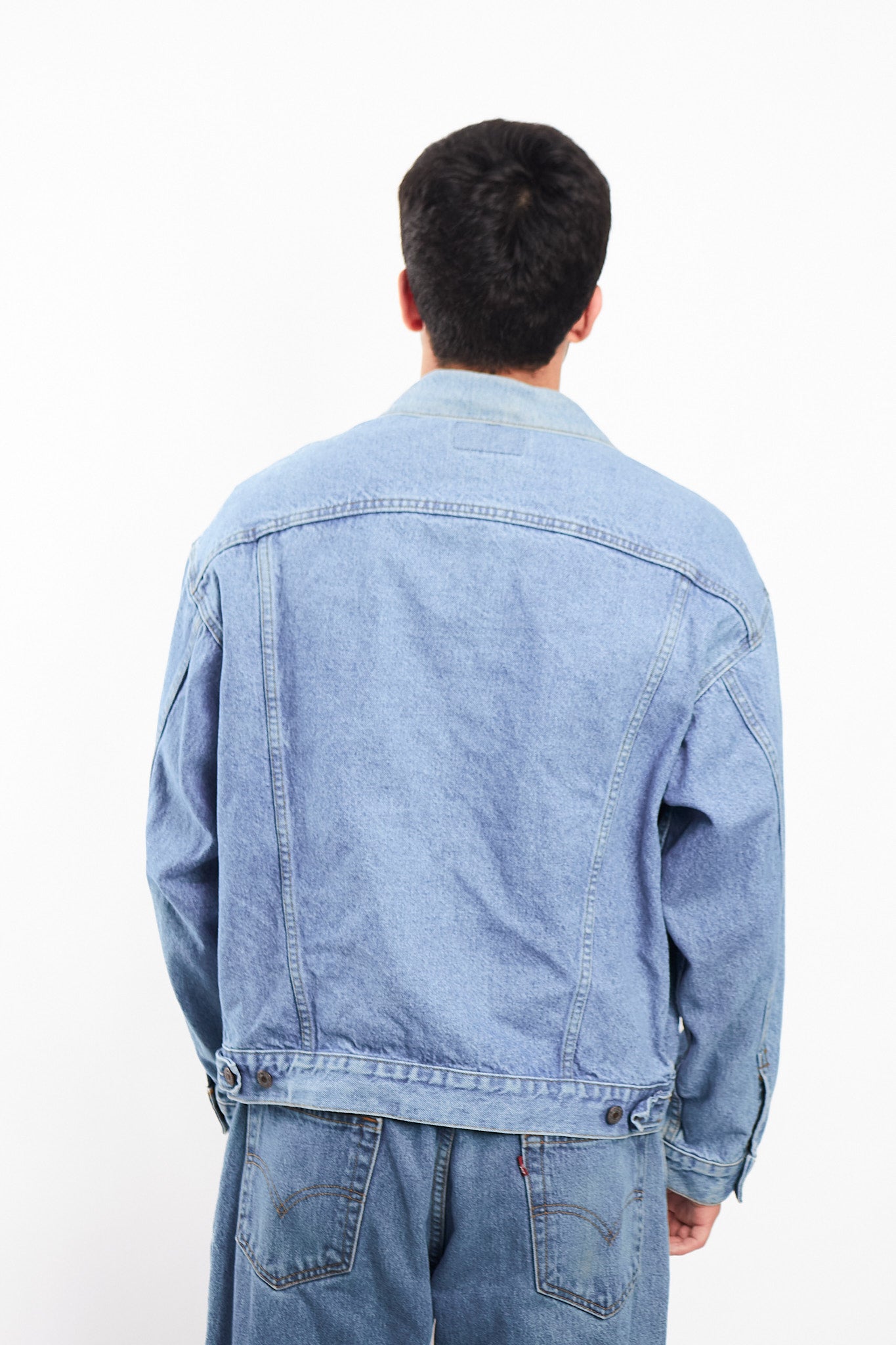 Vintage Levi's Light Blue Trucker Jacket (M/L)