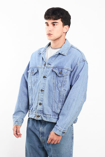 Vintage Levi's Light Blue Trucker Jacket (M/L)