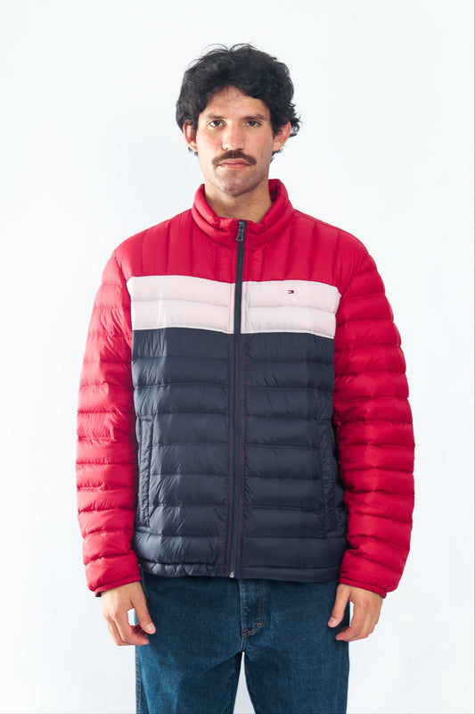 2000 Tommy Hilfiger Packable Down Puffer Jacket (L/XL)