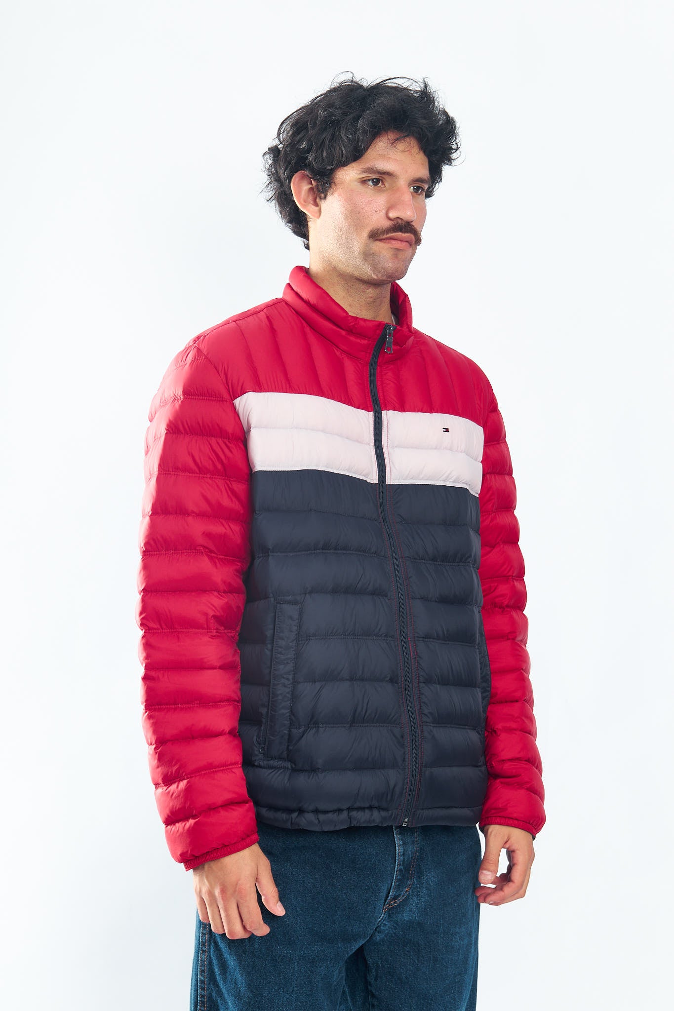 2000 Tommy Hilfiger Packable Down Puffer Jacket (L/XL)