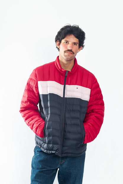 2000 Tommy Hilfiger Packable Down Puffer Jacket (L/XL)
