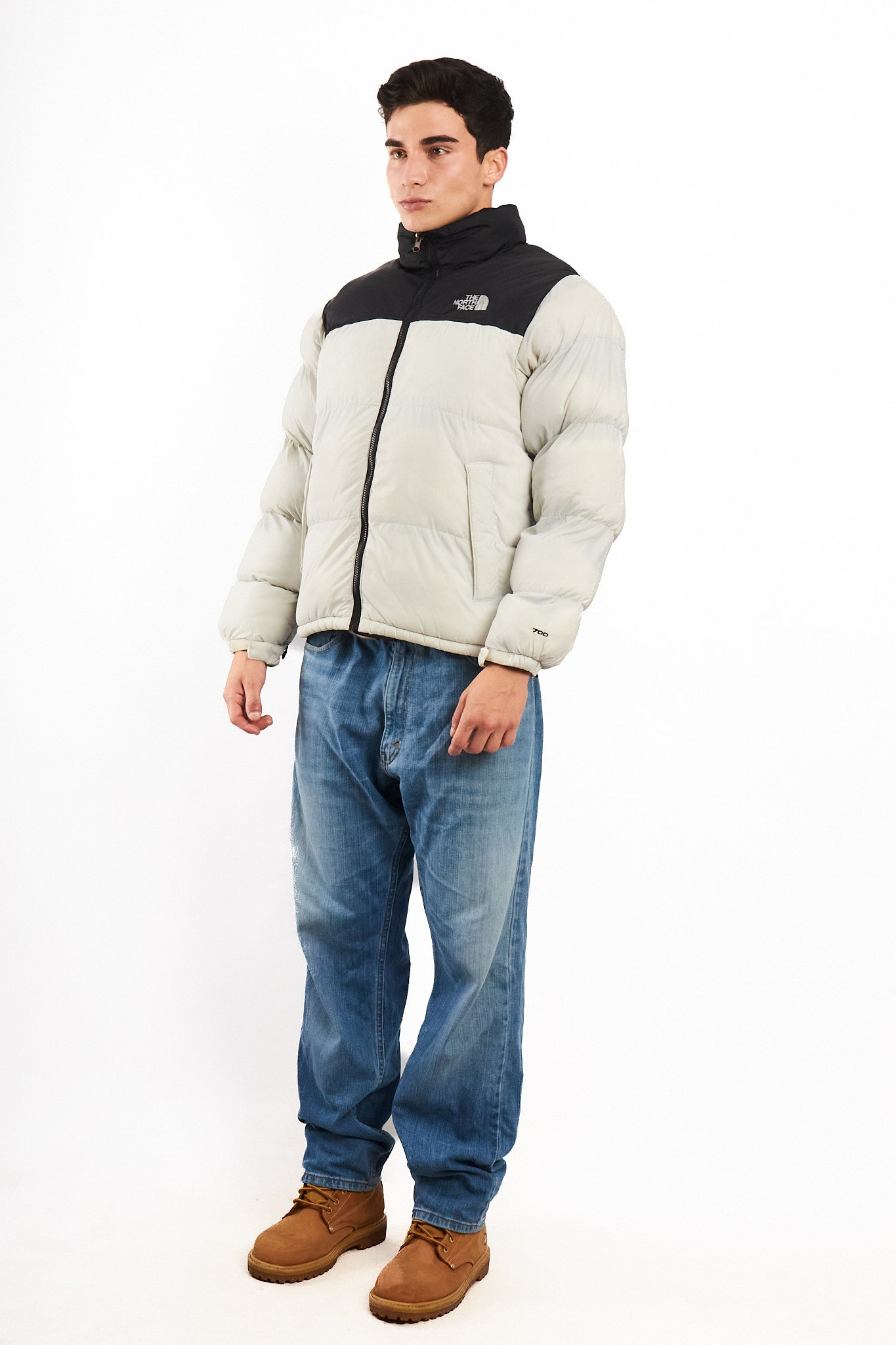 2000s Vintage The North Face Black Retro Nuptse Puffer Jacket (M)