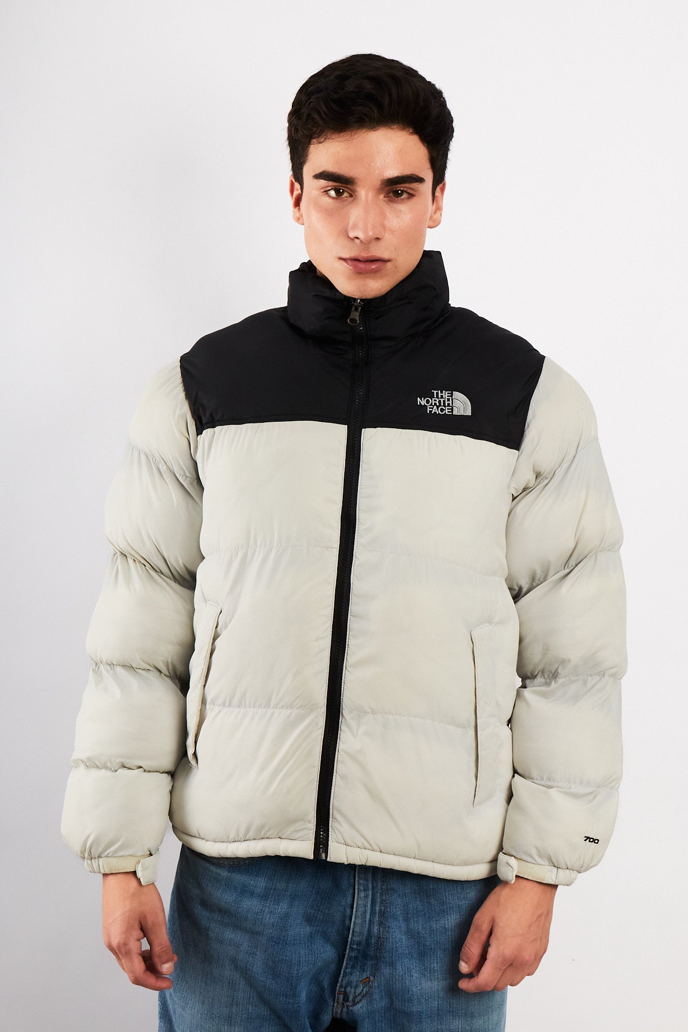2000s Vintage The North Face Black Retro Nuptse Puffer Jacket (M)