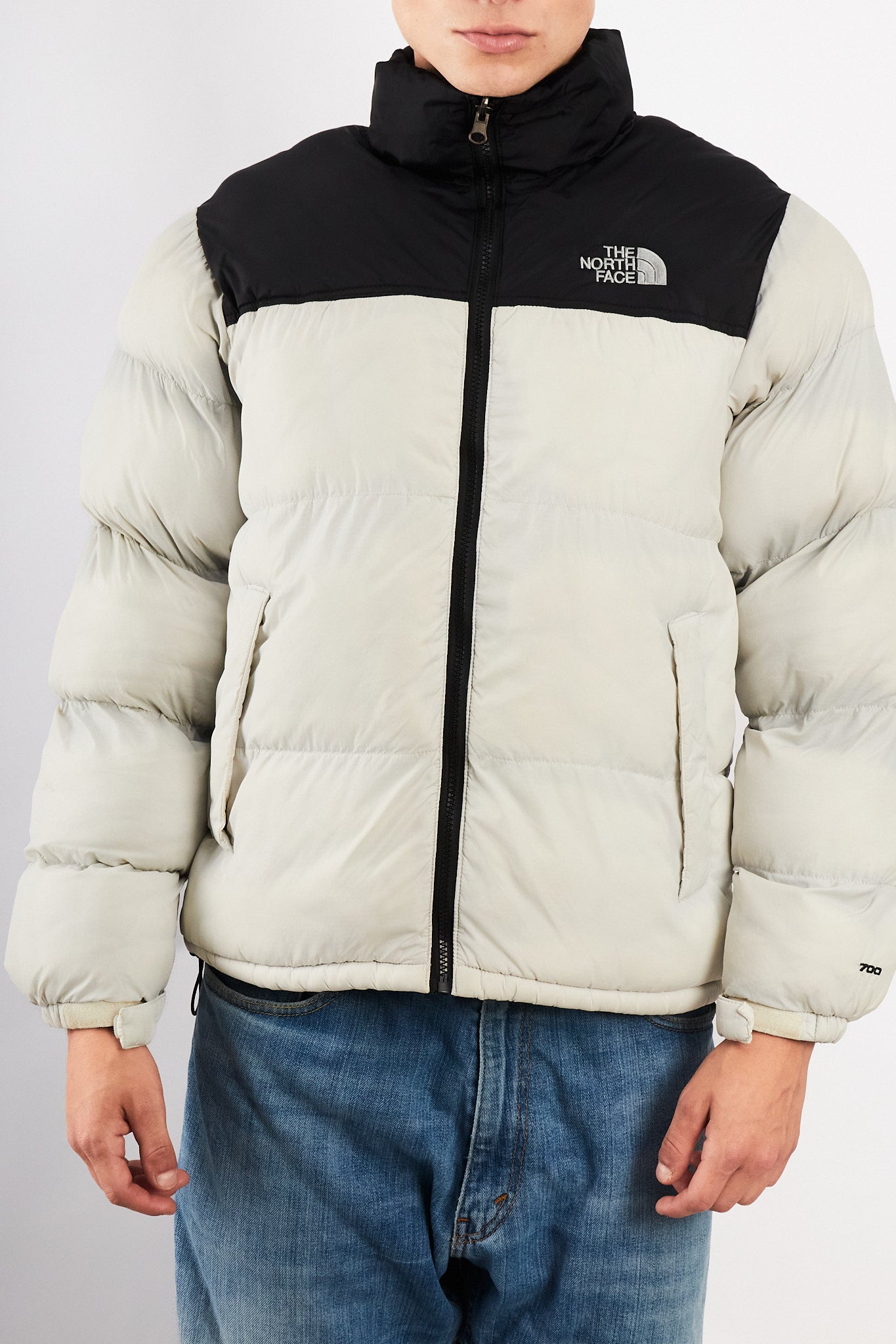 2000s Vintage The North Face Black Retro Nuptse Puffer Jacket (M)