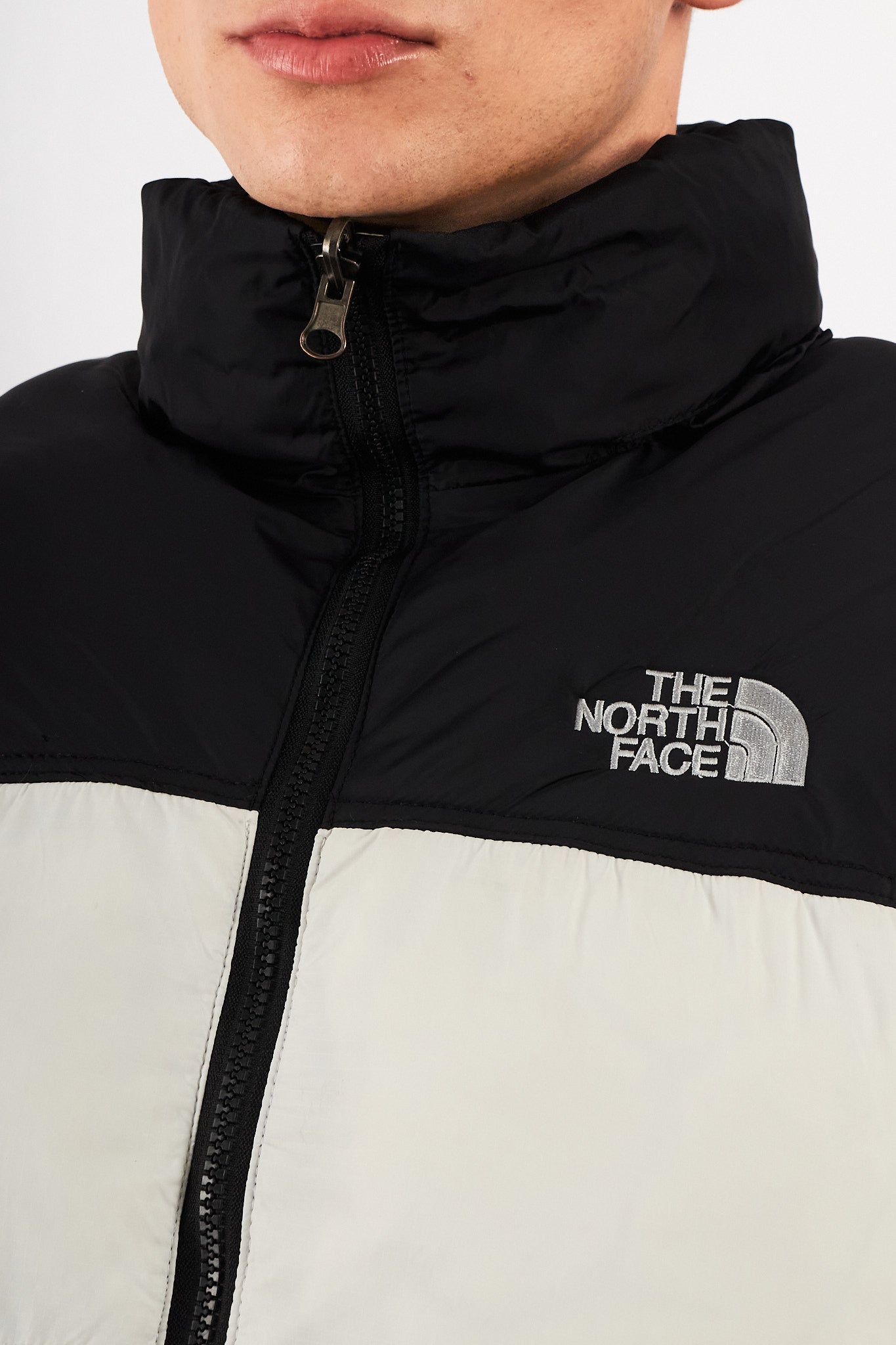 2000s Vintage The North Face Black Retro Nuptse Puffer Jacket (M)