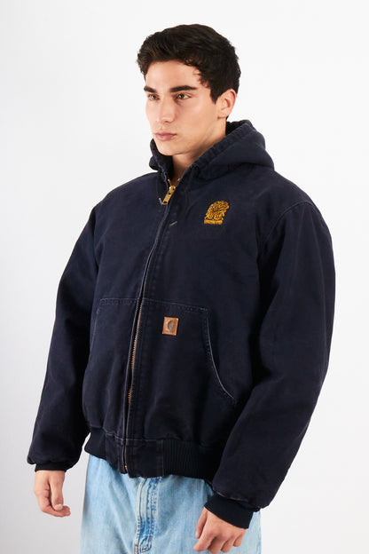 2000 Vintage Carhartt J140  Dark Navy Duck Active Jacket (M)