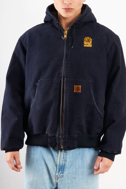 2000 Vintage Carhartt J140  Dark Navy Duck Active Jacket (M)