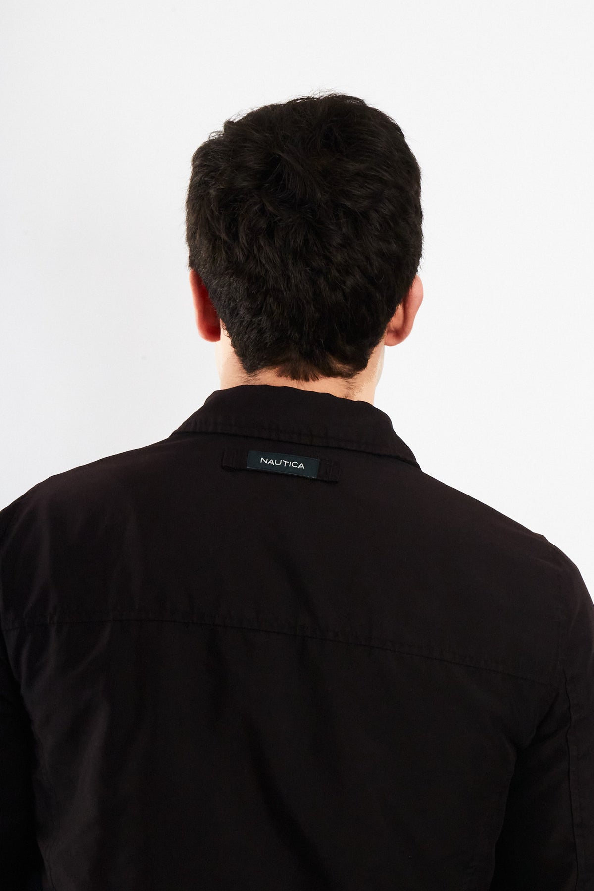 2000 Vintage Nautica Impermeable Bi-Swing Black Harrington (S)