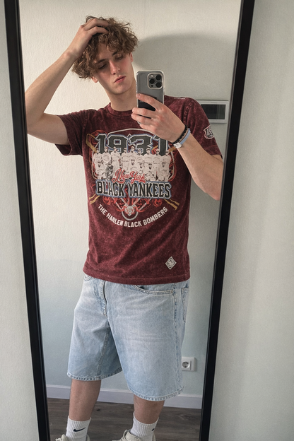 1990 Vintage Rawsports x Negro League Black Yankees Tee (M)