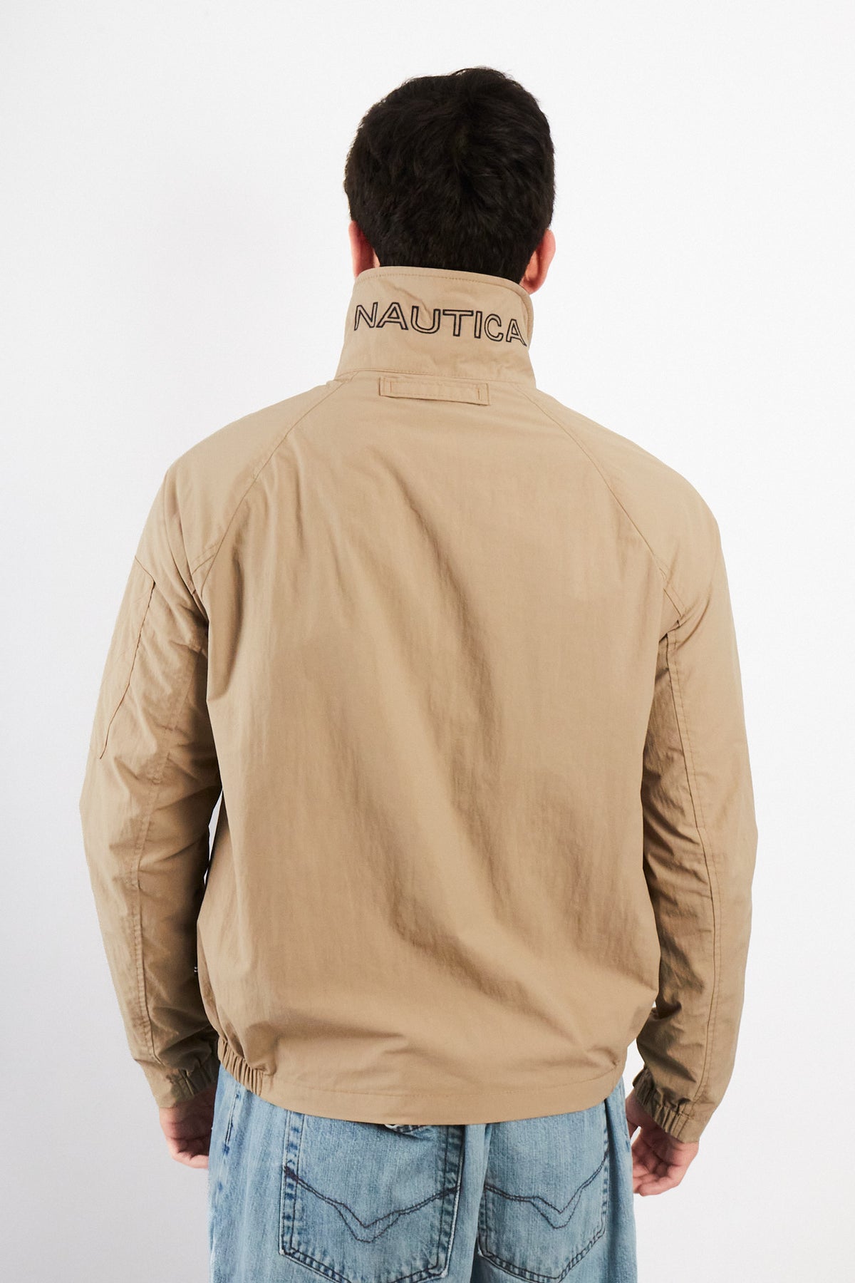 2000 Vintage Nautica Logo Collar Impermeable Jacket (S/M)