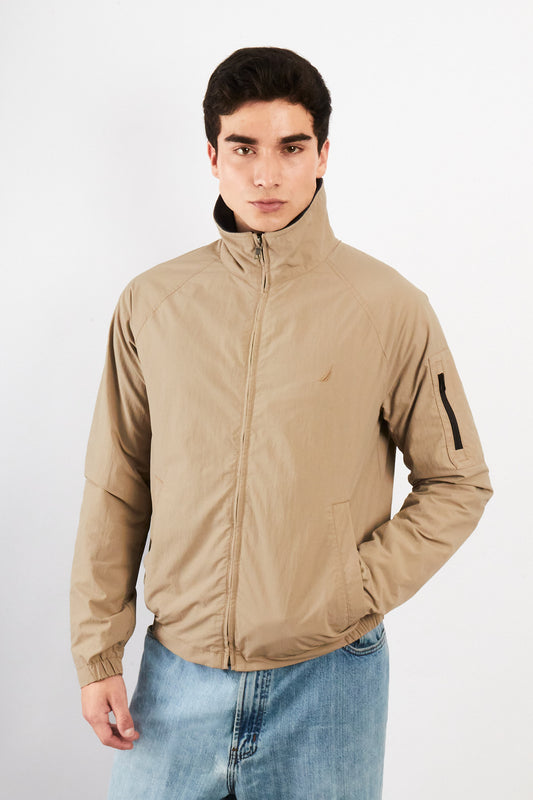 2000 Vintage Nautica Logo Collar Impermeable Jacket (S/M)