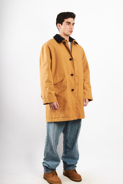 2000 Vintage Nautica Camel Trench Coat (L/XL)