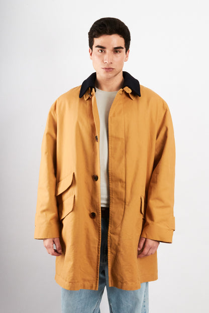 2000 Vintage Nautica Camel Trench Coat (L/XL)