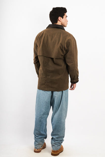 2000 Vintage Timberland Leather Collar Coat (M/L)