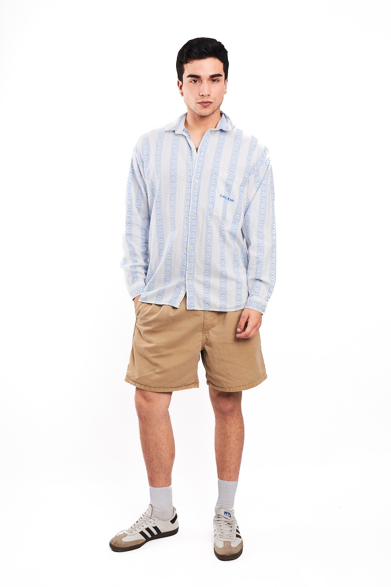 1980 Calvin Klein Linen Shirt (L)