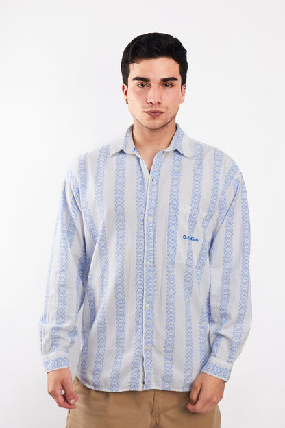 1980 Calvin Klein Linen Shirt (L)