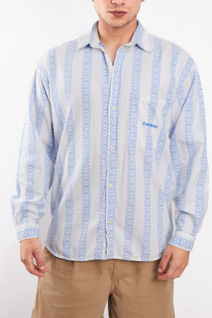 1980 Calvin Klein Linen Shirt (L)