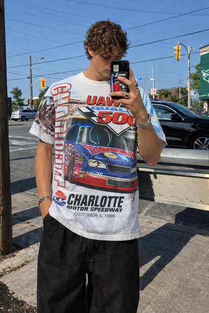 1998 Vintage Nascar Chevrolet Montecalo Speedway AOP Tee (M)
