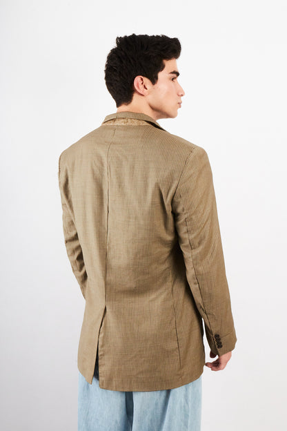 2000 Vintage Nautica Plaid Blazer (L/XL)