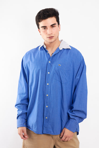 1990 Vintage Lacoste Plaid Shirt (L/XL)