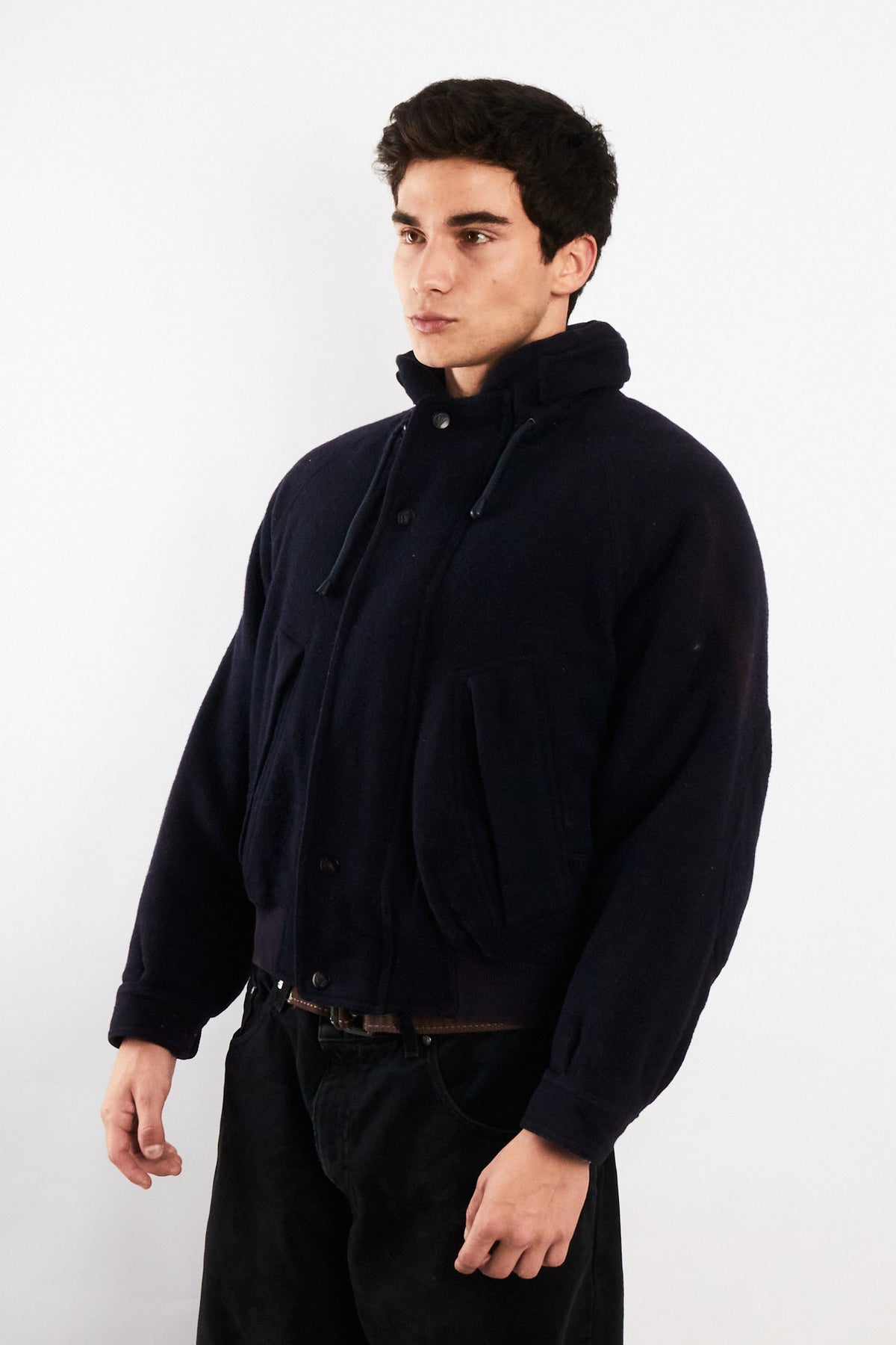 2000 Vintage Nautica Wool Bomber Jacket (M)