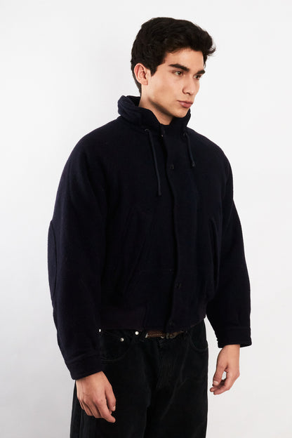2000 Vintage Nautica Wool Bomber Jacket (M)