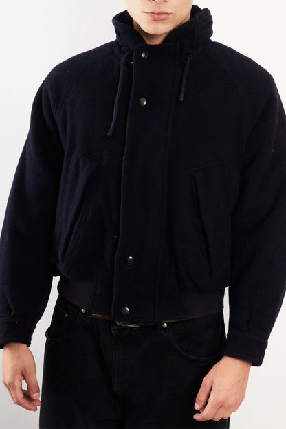 2000 Vintage Nautica Wool Bomber Jacket (M)