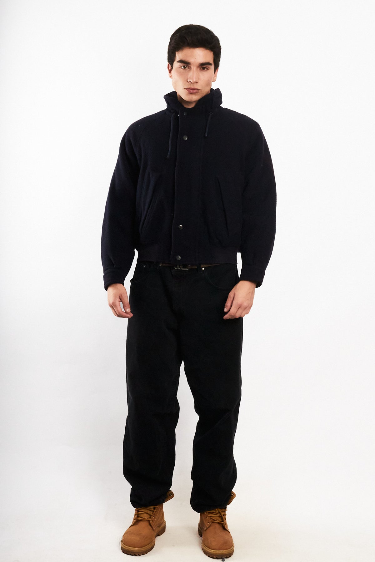 2000 Vintage Nautica Wool Bomber Jacket (M)