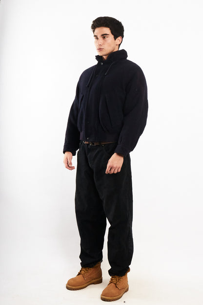 2000 Vintage Nautica Wool Bomber Jacket (M)