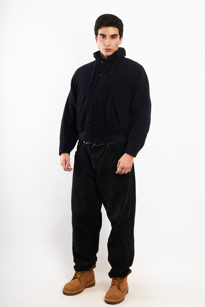 2000 Vintage Nautica Wool Bomber Jacket (M)