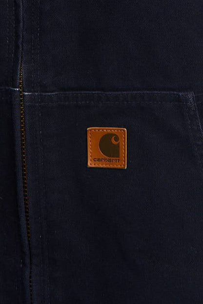 Vintage Carhartt J130 Navy Blue Duck Active Jacket (XL)
