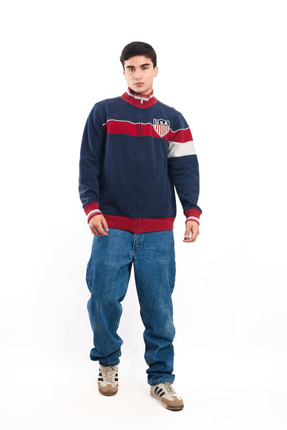 2000 Vintage Nike USA Soccer Team Jacket (M)