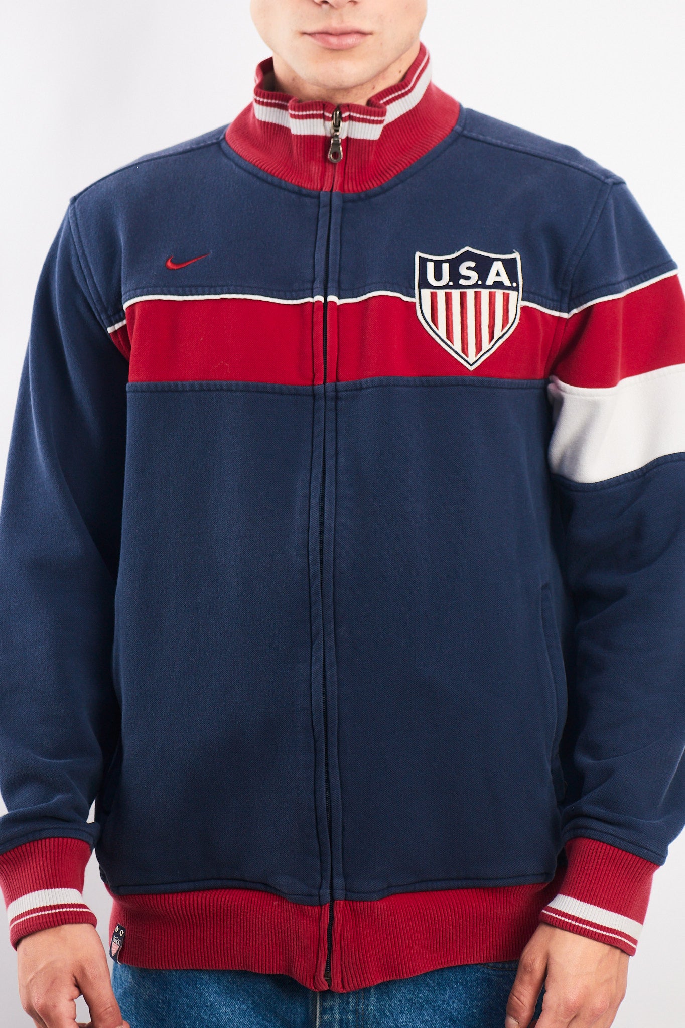 2000 Vintage Nike USA Soccer Team Jacket (M)