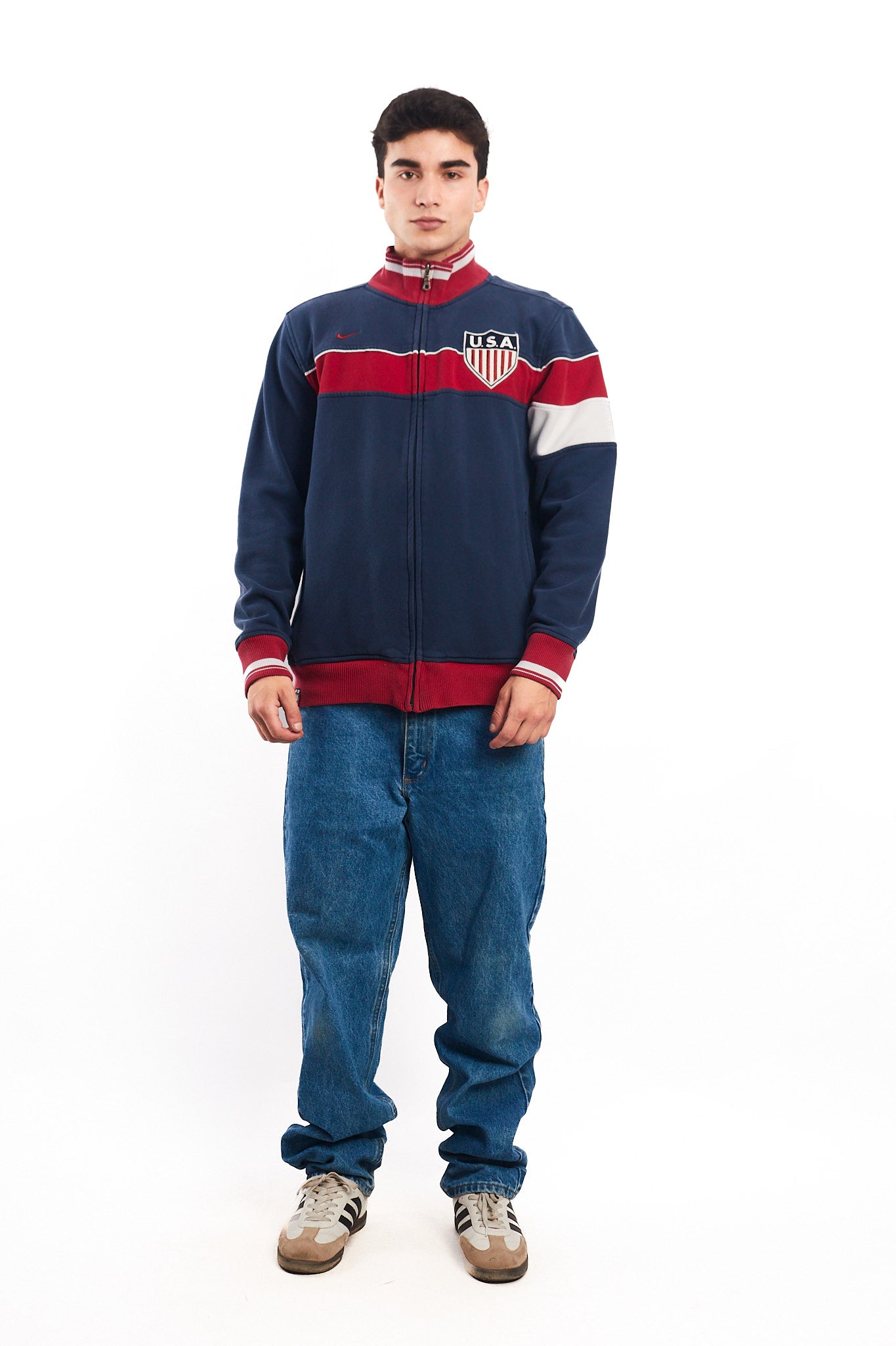 2000 Vintage Nike USA Soccer Team Jacket (M)