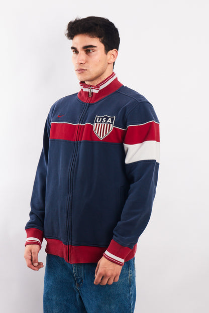 2000 Vintage Nike USA Soccer Team Jacket (M)