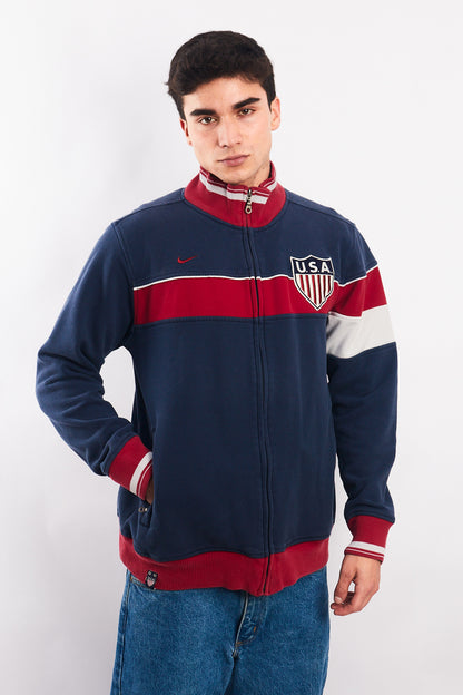 2000 Vintage Nike USA Soccer Team Jacket (M)