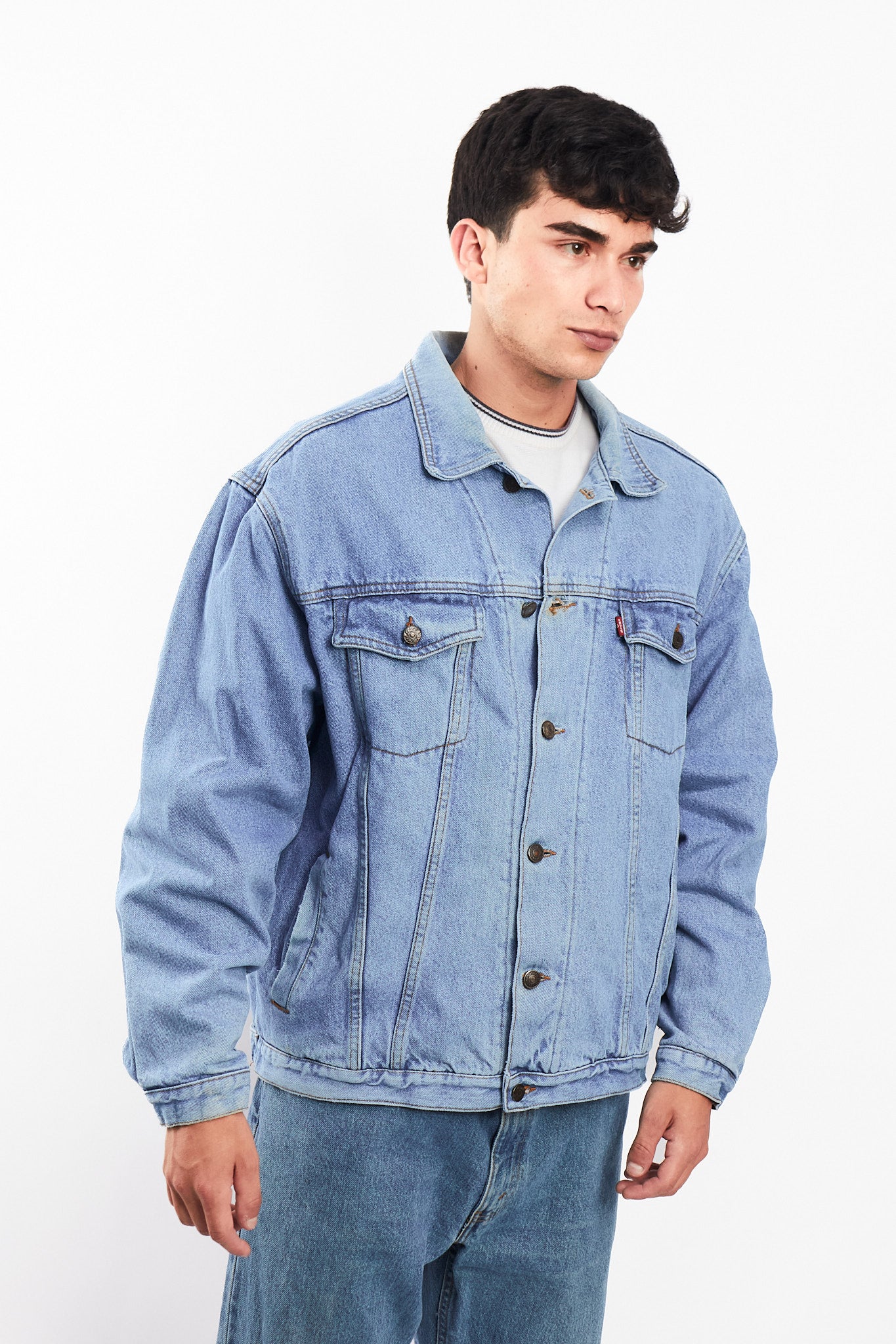 Vintage Levi's Sky Blue Trucker Jacket (M/L)