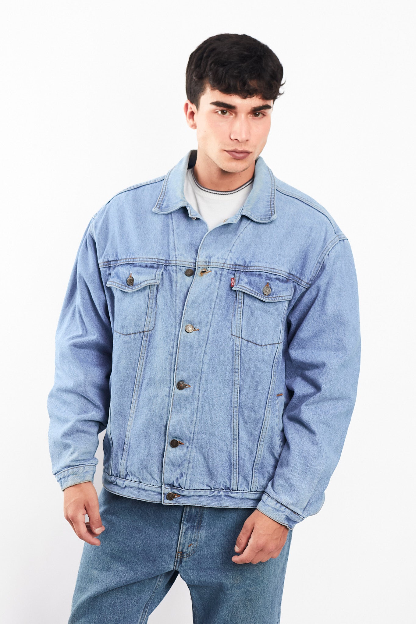 Vintage Levi's Sky Blue Trucker Jacket (M/L)